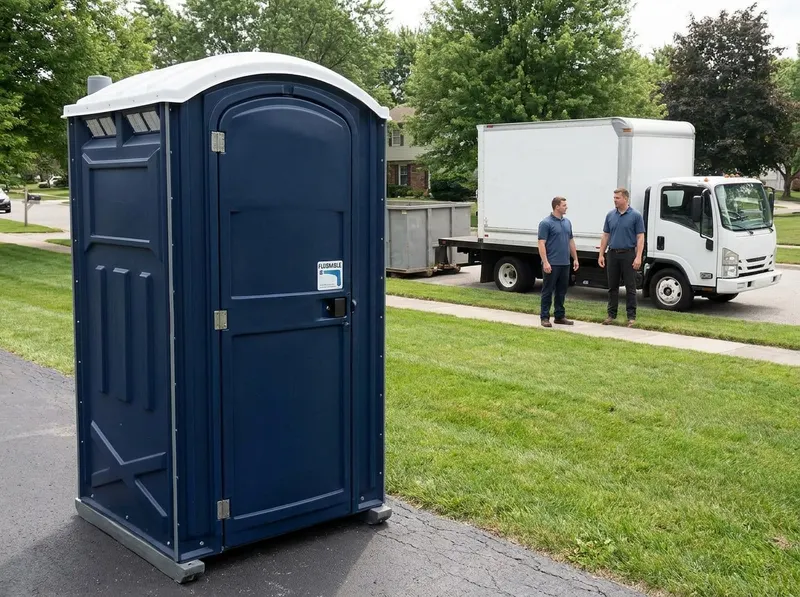 Deluxe Flushable Restroom Rental in Newton, MA